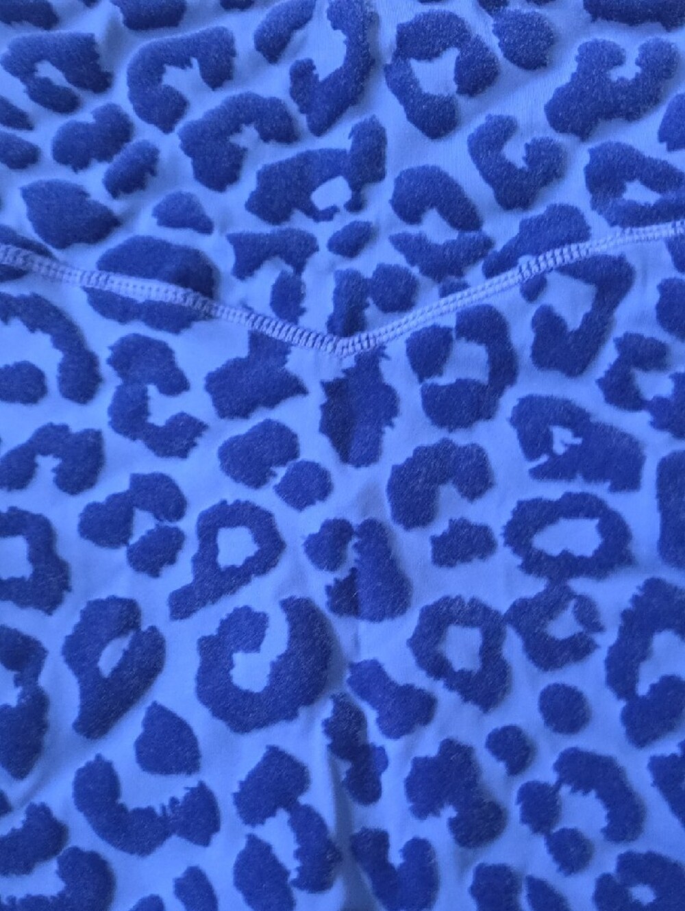 NWOT Balance/Vitality Blue Leopard Print Women’s Active Shorts - Picture 7 of 8